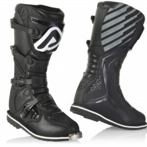 CIZME ACERBIS E-TEAM ALL BLACK ENDURO SOLE - BLACK