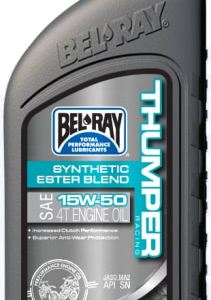 Ulei de motor Bel-Ray THUMPER RACING SYNTHETIC ESTER BLEND 4T 15W-50 1 l