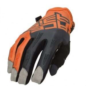 GLOVES MX-X-H HOMOLOGATED - ORANGE/GREY