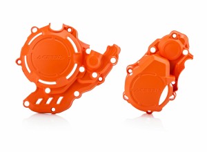 PROTECTII MOTOR STANGA-DREAPTA X-POWER KIT PROT. 4-STROKE EXC-F/FE 250-350 16/19 - KTM -HUSKY - ORANGE