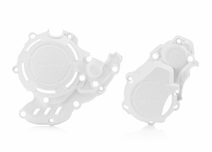 PROTECTII MOTOR STANGA-DREAPTA X-POWER KIT PROT. 4-STROKE EXC-F/FE 250-350 16/19 - KTM -HUSKY - WHITE