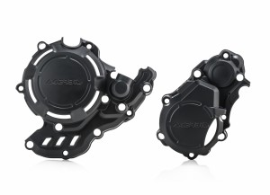PROTECTII MOTOR STANGA-DREAPTA X-POWER KIT PROT. 4-STROKE EXC-F/FE 250-350 16/19 - KTM -HUSKY - BLACK