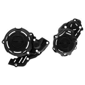 PROTECTII MOTOR STANGA-DREAPTA X-POWER EXC-F 250-350 KTM 24 + GASGAS ECF 250-350 24 + HUSQ FE 250-350 24 - BLACK