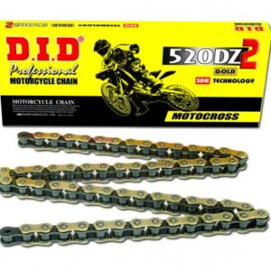 Lant motocros D.I.D Chain 520DZ2 SDH 120 zale auriu/negru pentru KTM EXC (XC) 125 (1994-2023)