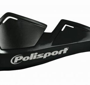 Handguard POLISPORT EVOLUTION INTEGRAL with mounting kit (Ø22 mm) Negru pentru KTM EXC (XC) 125 (1994-2004)