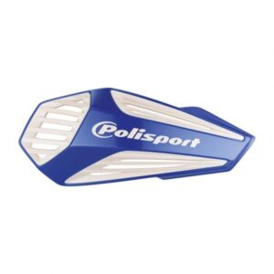 Handguard POLISPORT MX AIR with universal handlebar mounting kit BlueYam98 / White pentru KTM EXC (XC) 125 (1993-2023)
