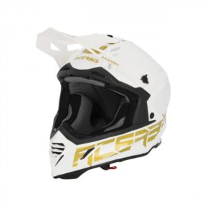 MX CASCA ACERBIS X-TRACK 22/06 - WHITE/GOLD